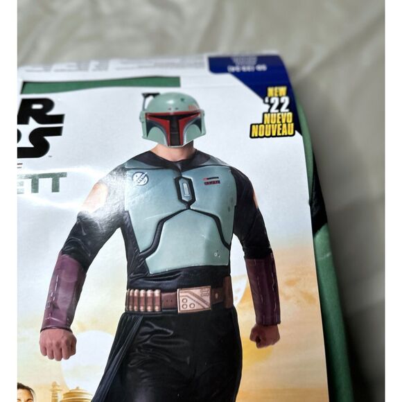 Star Wars Adult XL 36-38 Book of Boba Fett Cosplay halloween Costume  NEW - Picture 3 of 7